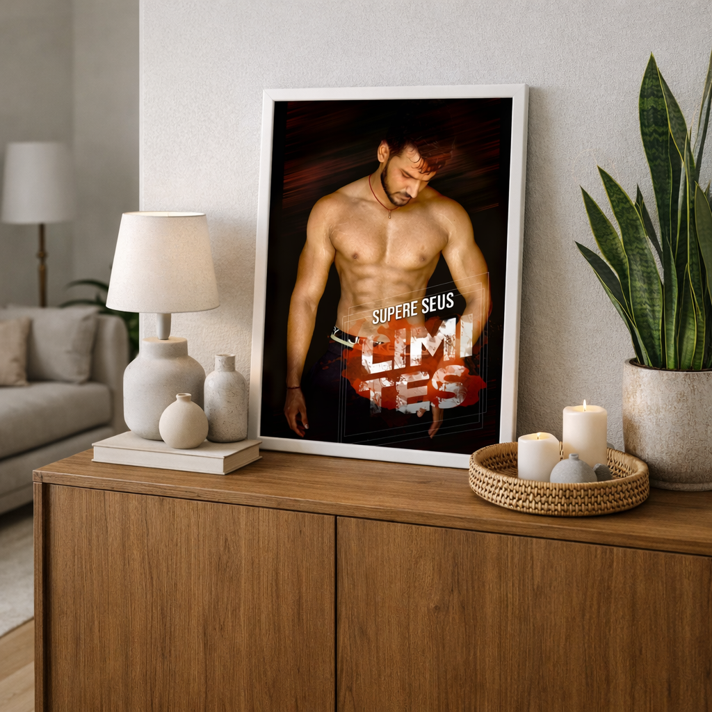 Quadro Personalizado Fitness Tema Academia - Com Moldura - Imagem 3