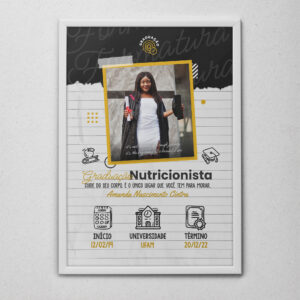 Quadro Personalizado de Formatura