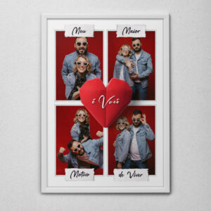 Quadro Personalizado para Casal – Especial Dia dos Namorados
