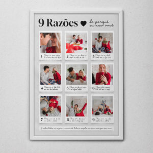 Quadro Personalizado para Casal – Especial Dia dos Namorados