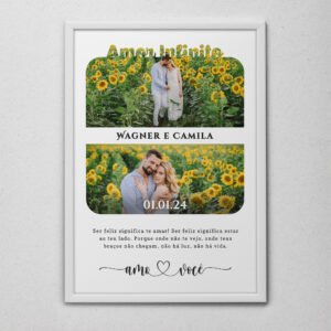 Quadro Personalizado para Casal – Especial Dia dos Namorados