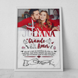 Quadro Personalizado para Casal – Especial Dia dos Namorados