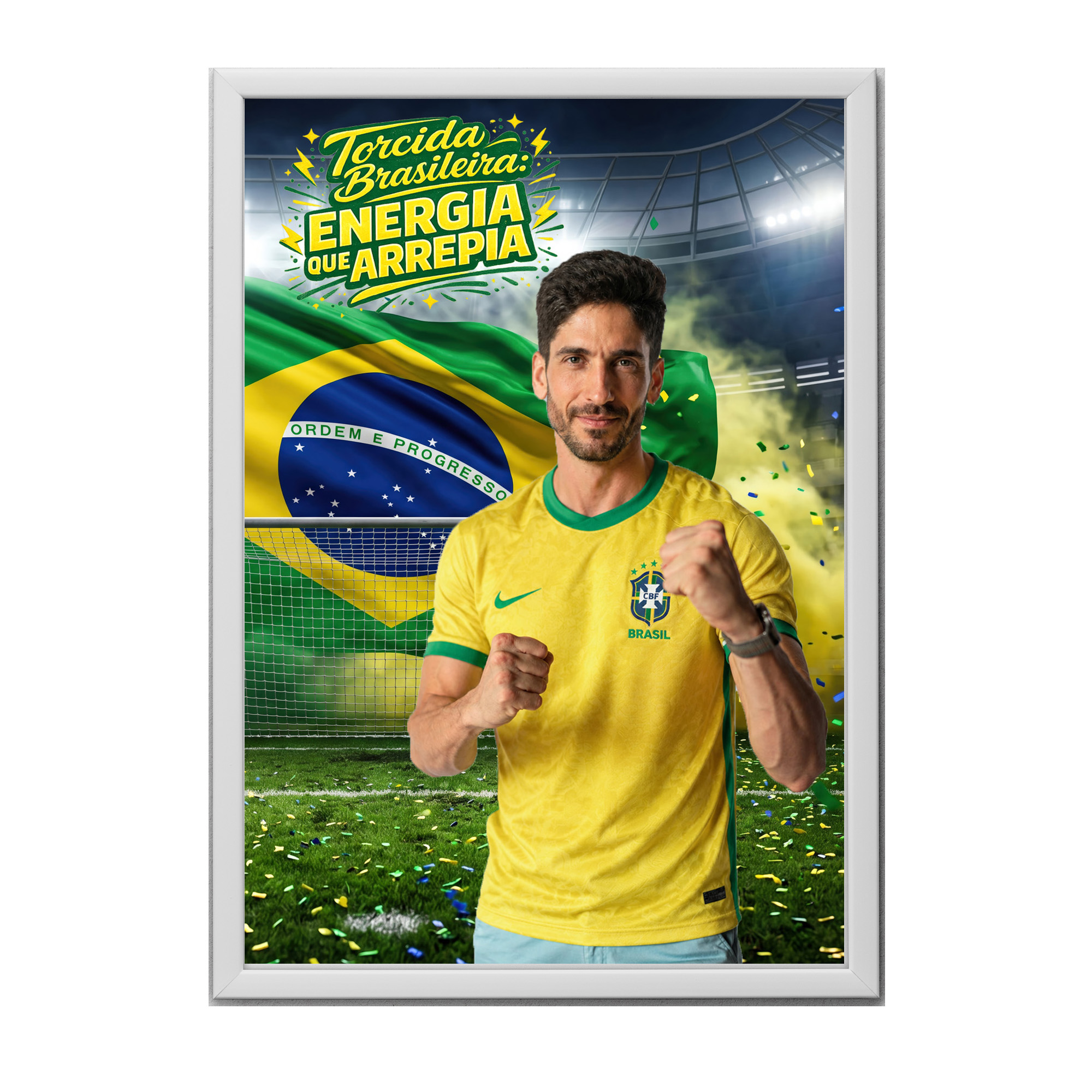 Quadro Personalizado Copa do Mundo Paixão pela Seleção - Imagem 4