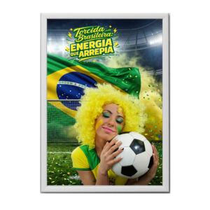 Quadro Personalizado Copa do Mundo Paixão pela Seleção