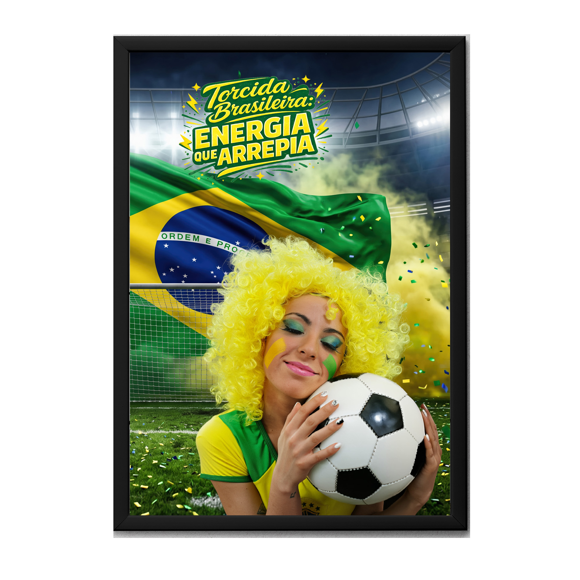 Quadro Personalizado Copa do Mundo Paixão pela Seleção - Imagem 2